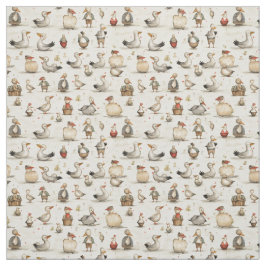 Duckling Delight:Whimsy Duck ファブリック