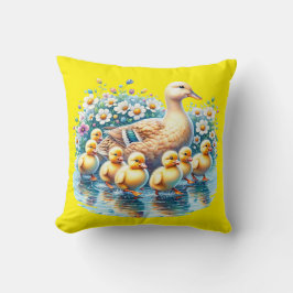 "Duckling Parade" クッション