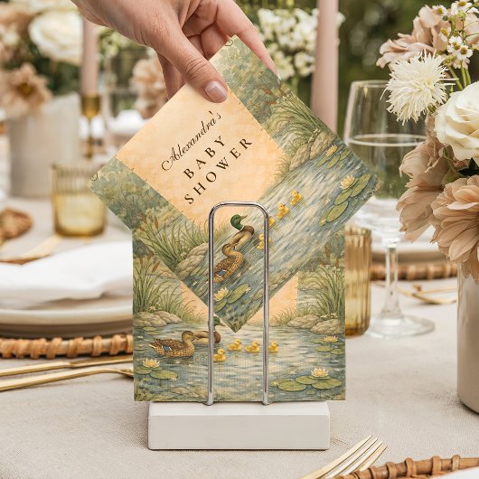 Duckling Pond Baby Shower スタンダードカクテルナプキン
