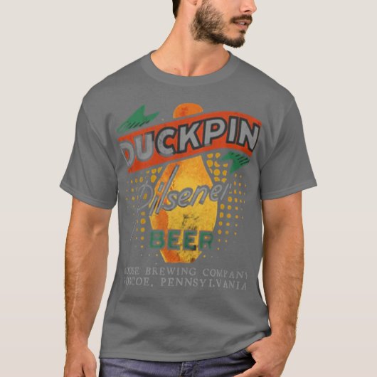 Duckpin Pilsner - Roscoe, PA Tシャツ (正面)