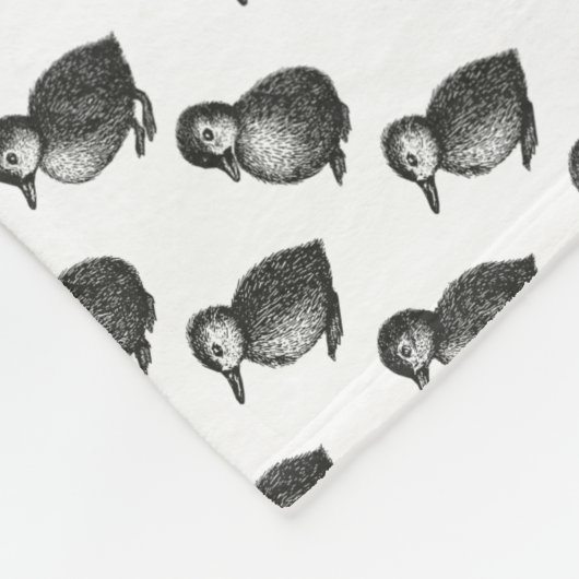 Ducks フリースブランケット (角)