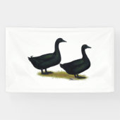 Ducks:  Black Cayugas 横断幕 (横)
