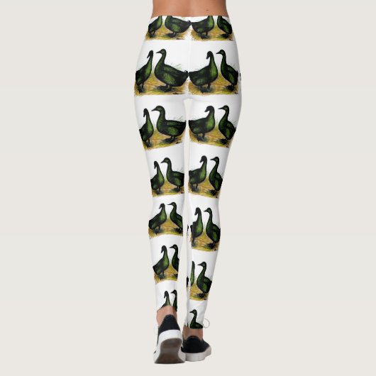 Ducks:  Cayuga Pair レギンス (裏面)