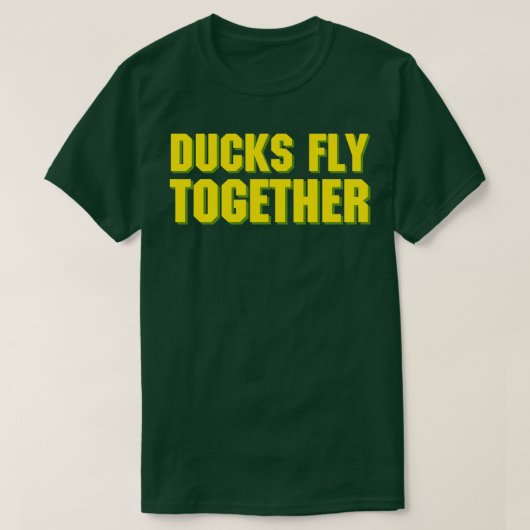 DUCKS FLY TOGETHER  Tシャツ (デザイン正面)