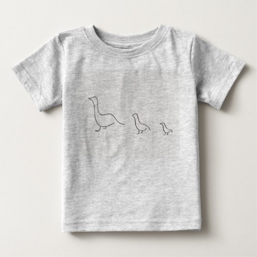 Ducks - Organic Creeper ベビーTシャツ (正面)