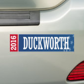 Duckworth - Tammy Duckworth 2016年 バンパーステッカー (車上)