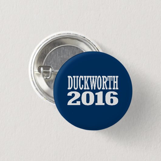 Duckworth - Tammy Duckworth 2016年 缶バッジ (正面&裏面)