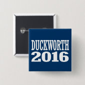 Duckworth - Tammy Duckworth 2016年 缶バッジ (正面&裏面)