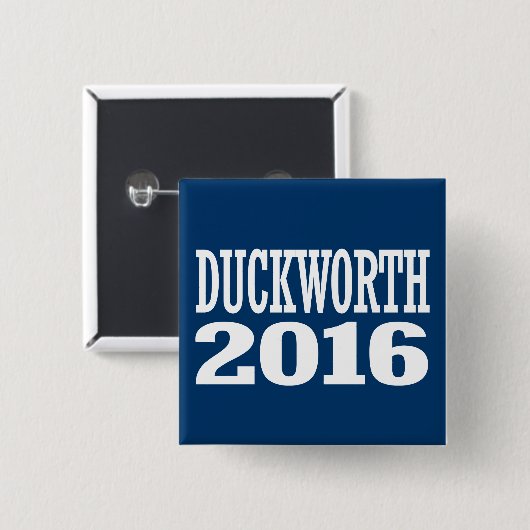 Duckworth - Tammy Duckworth 2016年 缶バッジ (正面&裏面)