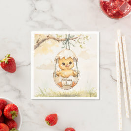 Ducky Baby Shower  スタンダードカクテルナプキン