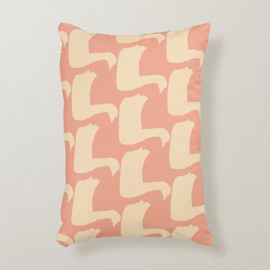 Ducky Duck Decorator Peach アクセントクッション (正面(垂直))