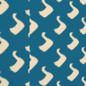 Ducky Duck  Kids Forest Teal 壁紙 (縫い目)