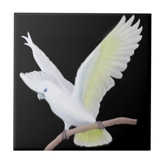 DuCorpsのオカメインコのタイル タイル (正面)