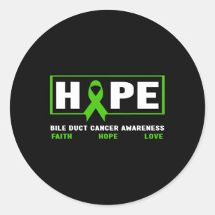 Duct Cancer - Hope Bile Ductがん認識度 ラウンドシール