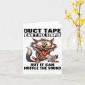 Duct Tape Can't Fix Stud But It Can Muffle The Sou カード (黄色い花)