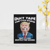 Duct Tape Can't Fix Stupid But It Can Muffle The S カード (黄色い花)