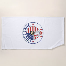 Duct Tape Dad - Beach Towel ビーチタオル