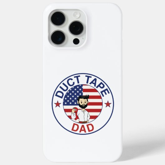 Duct Tape Dad - iPhone Case Case-Mate iPhoneケース (裏面)