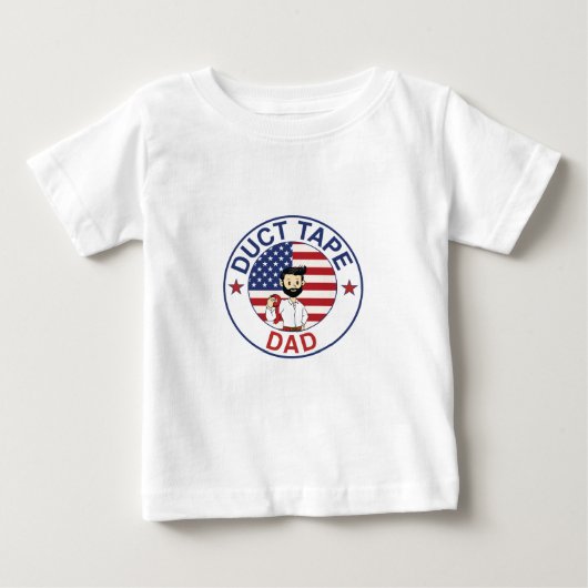 Duct Tape Dad - Kids T-Shirt ベビーTシャツ (正面)