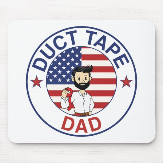 Duct Tape Dad - Mousepad マウスパッド (正面)