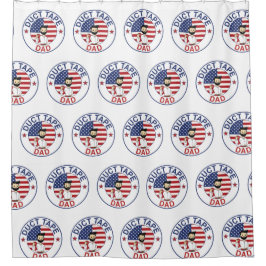 Duct Tape Dad - Shower Curtain シャワーカーテン