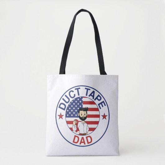 Duct Tape Dad - Tote Bag トートバッグ (正面)