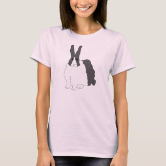Ducthのウサギの女性のTシャツ Tシャツ