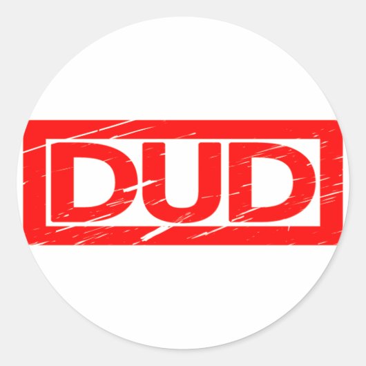 Dudスタンプ ラウンドシール (正面)