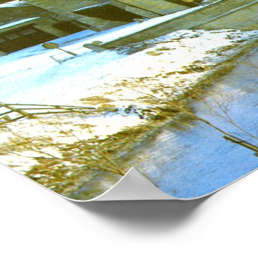 Duddington snow scene ポスター (角)