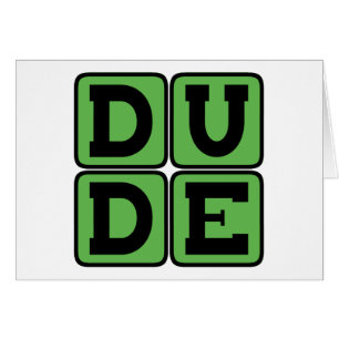 DUDEスラングBRO 4文字おもしろいデザインスラッカー