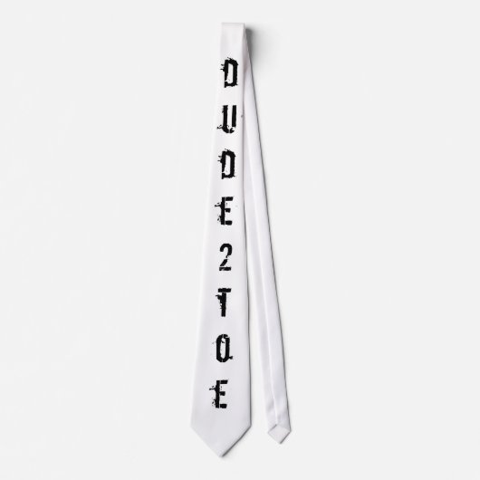 dude2toeのタイ ネクタイ (正面)