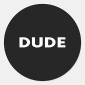 - Dude ラウンドシール (正面)