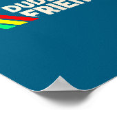 Dude I Said Friendly Funny Gamer Saying Men Women  ポスター (角)