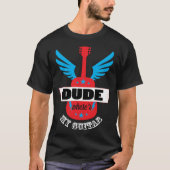 Dude Where s My Guitar Guitarist Tシャツ (正面)