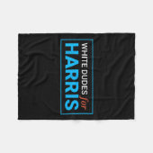 Dudes For Harris Harris Waltz 2024選挙カマラ フリースブランケット (正面(横))