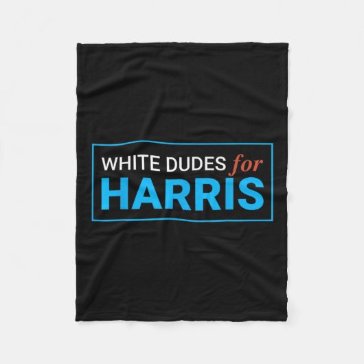 Dudes For Harris Harris Waltz 2024選挙カマラ フリースブランケット (正面)