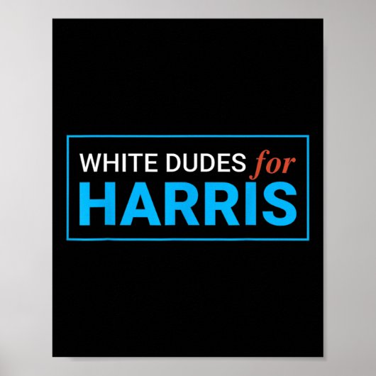 Dudes For Harris Harris Waltz 2024選挙カマラ ポスター (正面)
