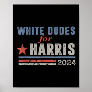 Dudes For Harris Harris Waltz 2024選挙カマラ ポスター