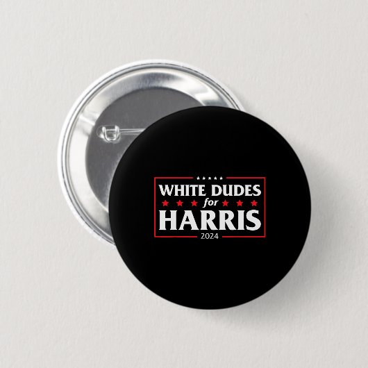 Dudes For Harris-kamala 2024 缶バッジ (正面&裏面)