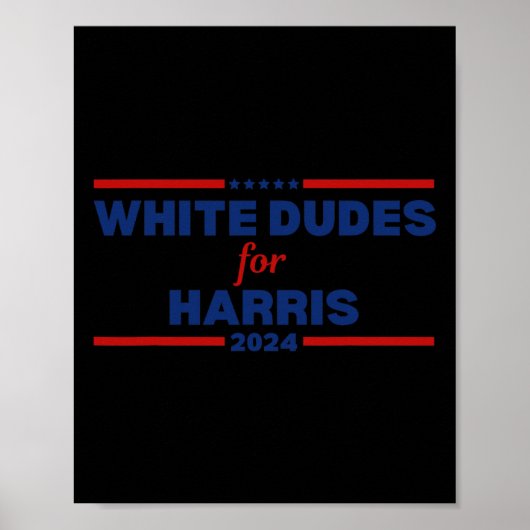 Dudes For Kamala-harris 2024 ポスター (正面)