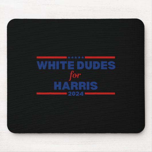 Dudes For Kamala-harris 2024 マウスパッド (正面)