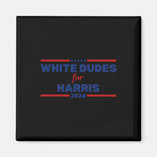 Dudes For Kamala-harris 2024 マグネット (正面)