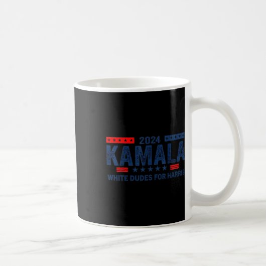 Dudes For Kamala Harris 2024 For President Selecti コーヒーマグカップ (右)