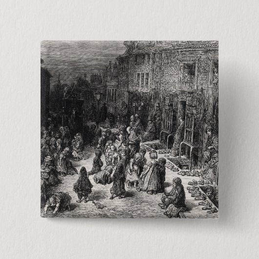 Dudleyの通り、7つのダイヤル 缶バッジ (正面)