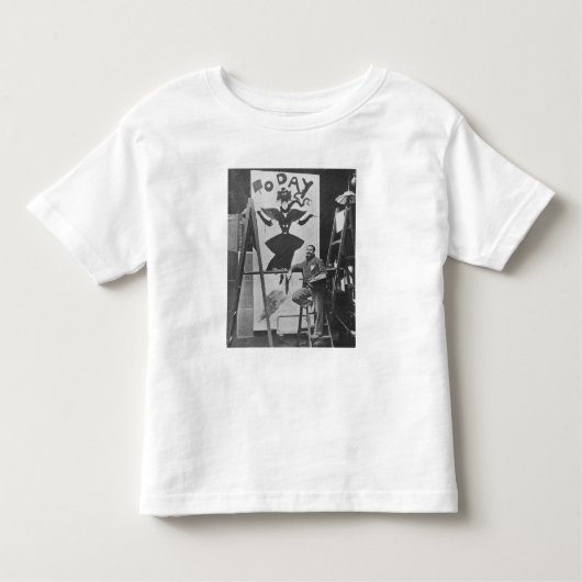 Dudley Hardy絵画のポスター トドラーTシャツ (正面)