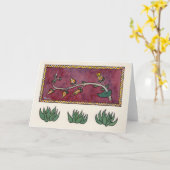 Dudleya カード (黄色い花)