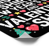 Due To Inflation Christmas New Year Valentine Funn ポスター (角)