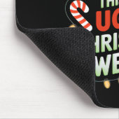 Due To Inflation Funny Ugly Christmas Sweater Xmas マウスパッド (コーナー)