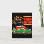 Due To Inflation This Is My Halloween Thanksgiving カード (正面)