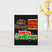 Due To Inflation This Is My Halloween Thanksgiving カード (黄色い花)